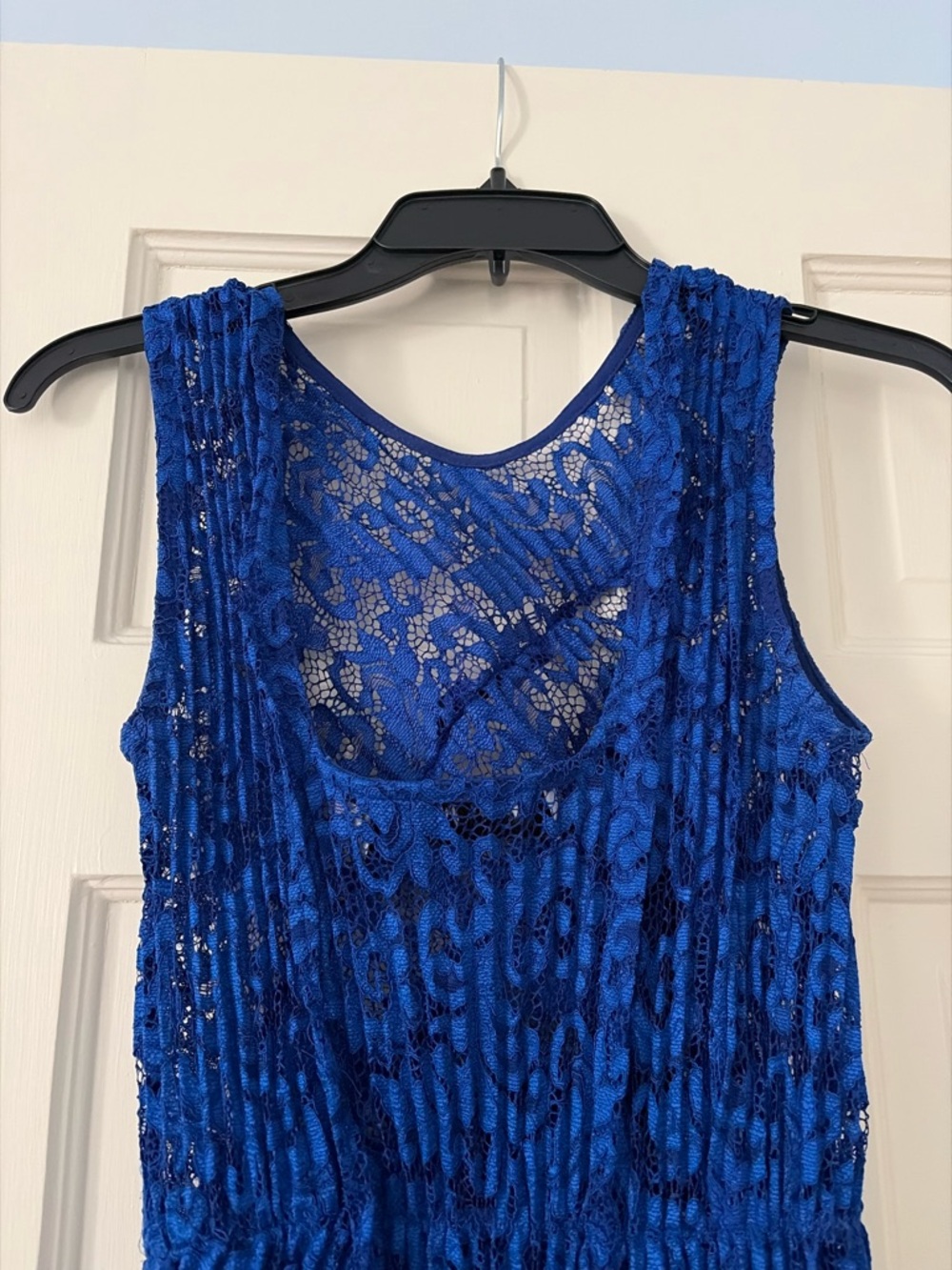 Georgia Hardinge Spiral Dress Floor Length in Cobalt - Picture 5 of 5